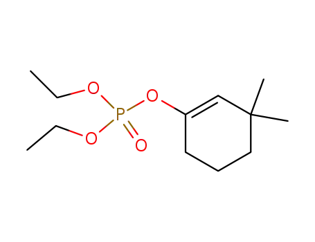 Molecular Structure of 109467-69-8 (DIETHYL 3,3-DIMETHYLCYCLOHEX-1-ENYLPHOSPHONATE)