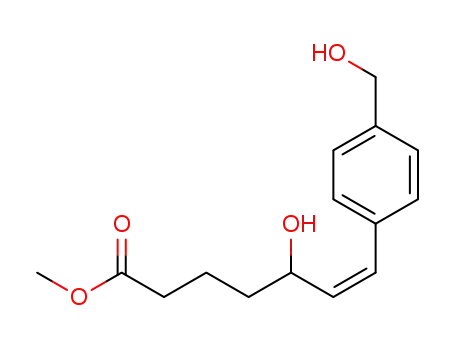(Z)-methyl 5-hydroxy-7-<4-(1-hydroxymethyl)phenyl>hept-6-enoate