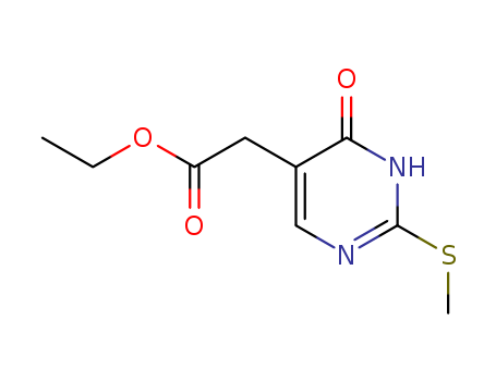 5-Pyrimidineaceticacid, 3,4-dihydro-2-(methylthio)-4-oxo-, ethyl ester cas  29571-44-6