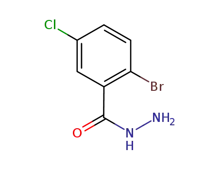 Molecular Structure of 1023565-25-4 (2-BROMO-5-CHLOROBENZHYDRAZIDE)