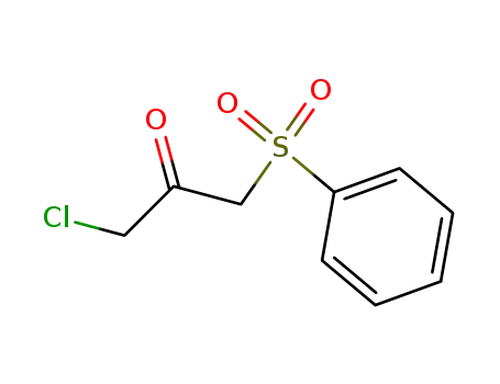 Molecular Structure of 23886-96-6 (3-Chloro-1-phenylsulfonyl-2-propanone)