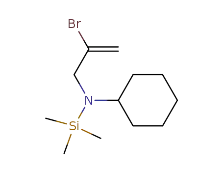(2-Bromo-allyl)-cyclohexyl-trimethylsilanyl-amine