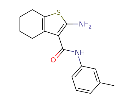 2-amino-N-(3-methylphenyl)-4,5,6,7-tetrahydro-1-benzothiophene-3-carboxamide