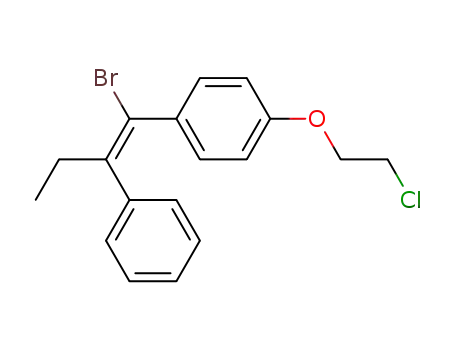 (E)-1-bromo-1-<4-(2-chloroethoxy)phenyl>-2-phenyl-1-butene