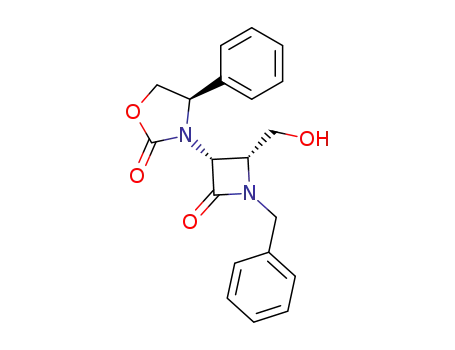 (4R,3'R,4'R)-3-<4'-(hydroxymethyl)-2'-oxo-1'-(phenylmethyl)-3'-azetidinyl>-4-phenyl-2-oxazolidinone