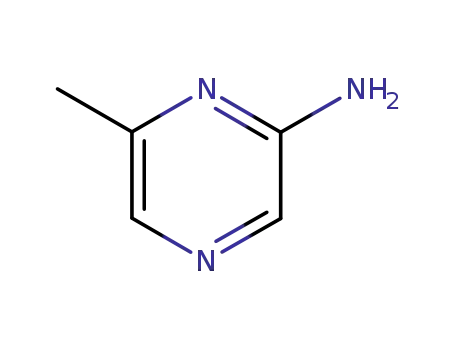 Molecular Structure of 5521-56-2 (2-Amino-6-methylpyrazine)