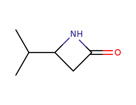 Molecular Structure of 7486-92-2 (4-Isopropyl-2-azetidinone)