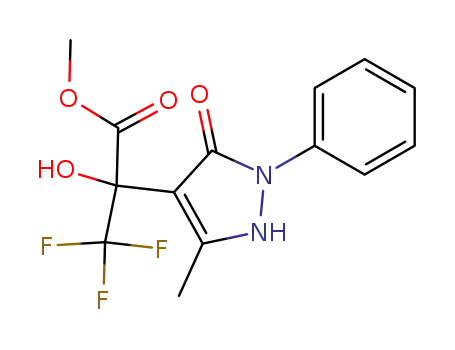 methyl 3,3,3-trifluoro-2-hydroxy-2-(5-methyl-3-oxo-2-phenyl-2,3-dihydro-1H-pyrazol-4-yl)propanoate