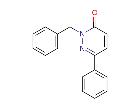 Molecular Structure of 79222-76-7 (2-benzyl-6-phenylpyridazin-3(2H)-one)