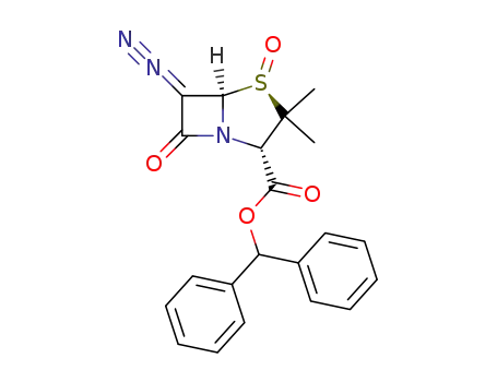 benzhydryl 6-diazopenicillanate 1β-oxide