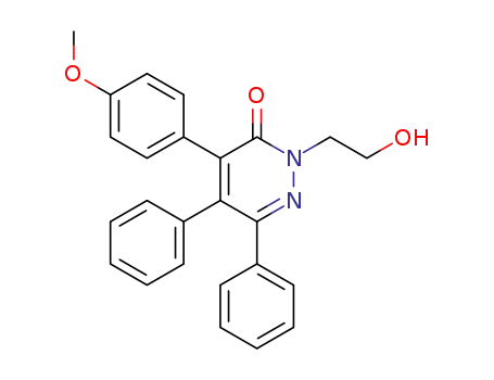 2-(2-Hydroxy-ethyl)-4-(4-methoxy-phenyl)-5,6-diphenyl-2H-pyridazin-3-one