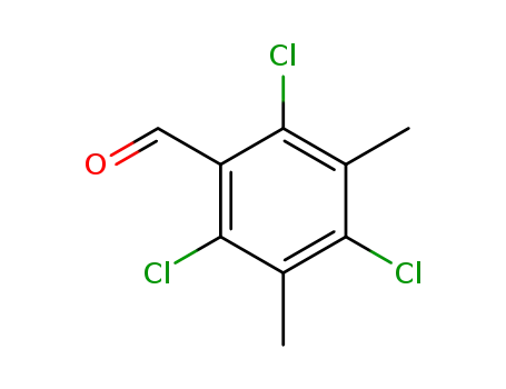 Molecular Structure of 114634-35-4 (3,5-dimethyl-2,4,6-trichlorobenzaldehyde)