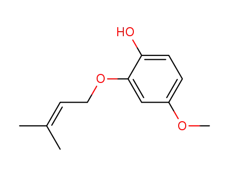 4-Methoxy-2-(3-methyl-but-2-enyloxy)-phenol