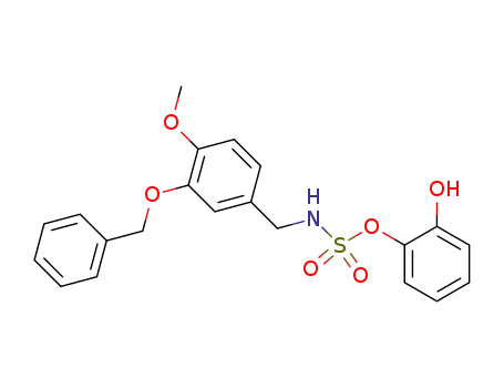 (3-Benzyloxy-4-methoxy-benzyl)-sulfamic acid 2-hydroxy-phenyl ester
