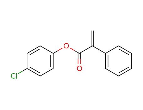 Benzeneacetic acid, a-methylene-, 4-chlorophenyl ester
