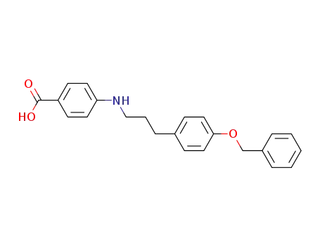 4-({3-[4-(Benzyloxy)phenyl]propyl}amino)benzoic acid