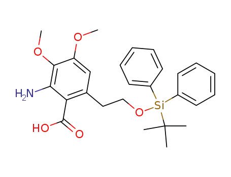 2-Amino-6-[2-(tert-butyl-diphenyl-silanyloxy)-ethyl]-3,4-dimethoxy-benzoic acid