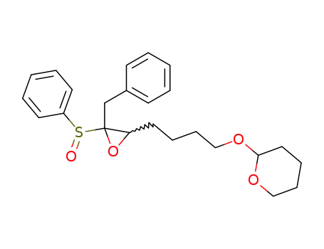 2H-Pyran,
tetrahydro-2-[4-[3-(phenylmethyl)-3-(phenylsulfinyl)oxiranyl]butoxy]-
