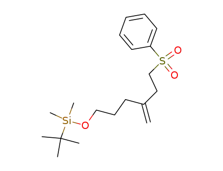 1-<(tert-butyldimethylsilyl)oxy>-4-methylene-6-(phenylsulfonyl)hexane