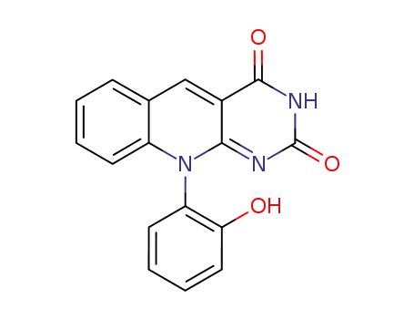 Pyrimido[4,5-b]quinoline-2,4(3H,10H)-dione, 10-(2-hydroxyphenyl)-