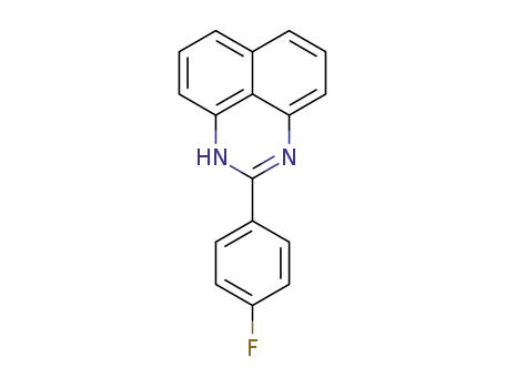 Molecular Structure of 385387-32-6 (2-(4-fluorophenyl)-1H-perimidine)