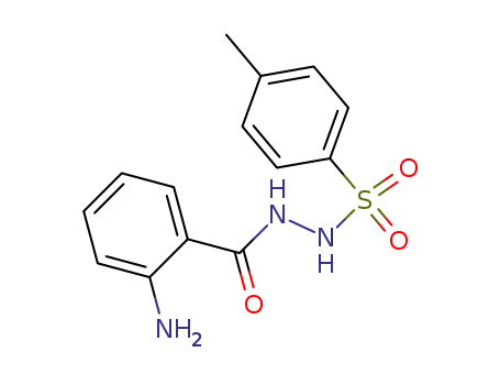 Molecular Structure of 92376-36-8 (Benzoic acid, 2-amino-,2-[(4-methylphenyl)sulfonyl]hydrazide)