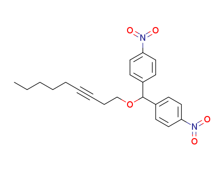 Benzene, 1,1'-[(3-nonynyloxy)methylene]bis[4-nitro-