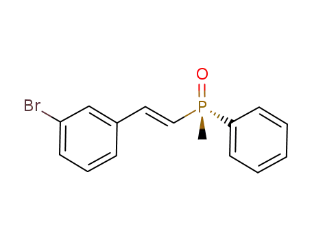 1-Bromo-3-[(E)-2-((S)-methyl-phenyl-phosphinoyl)-vinyl]-benzene