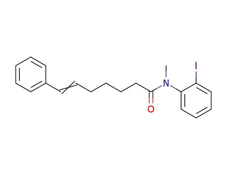 N-(o-iodophenyl)-N-methyl-7-phenyl-6-heptenamide