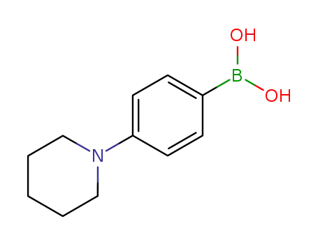 Molecular Structure of 229009-42-1 (4-(1-PIPERIDINYL)PHENYLBORONIC ACID HCL)