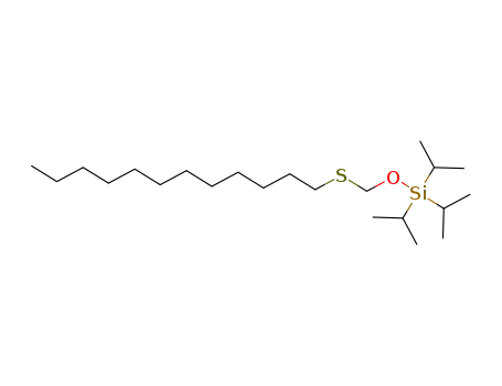 Molecular Structure of 1332721-91-1 (triisopropylsilyloxymethyl(dodecyl)sulfane)