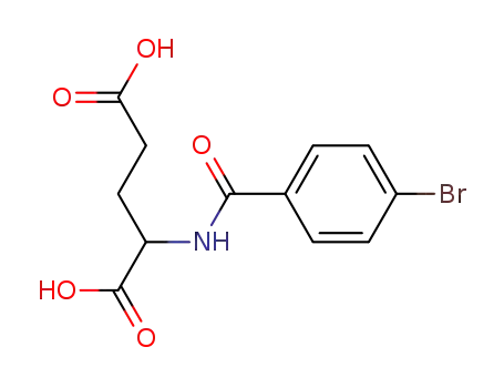 Molecular Structure of 104252-68-8 (2-(4-Bromo-benzoylamino)-pentanedioic acid)