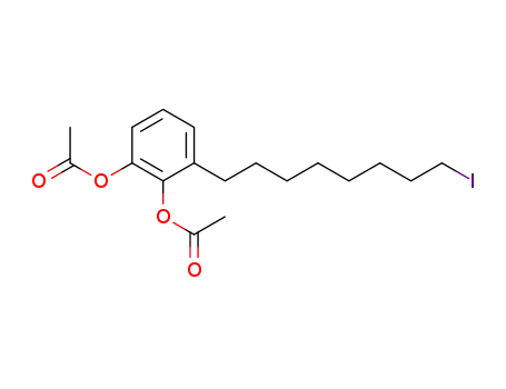 3-(8-iodooctyl)catechol diacetate