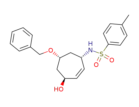 1β-hydroxy-4α-(p-toluenesulfonamido)-6α-(benzyloxy)-2-cycloheptene