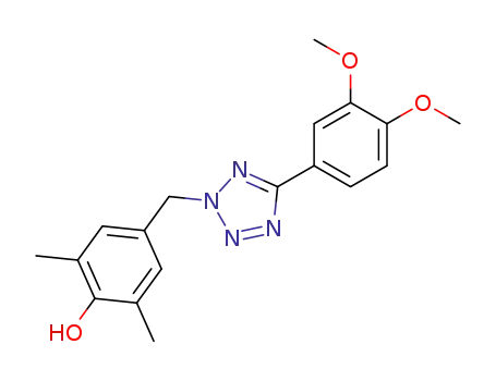 Phenol, 4-((5-(3,4-dimethoxyphenyl)-2H-tetrazol-2-yl)methyl)-2,6-dimethyl-