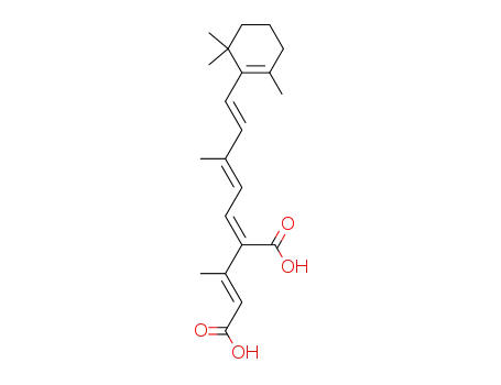 (E,4E)-3-methyl-4-[(2E,4E)-3-methyl-5-(2,6,6-trimethylcyclohexen-1-yl)penta-2,4-dienylidene]pent-2-enedioic acid