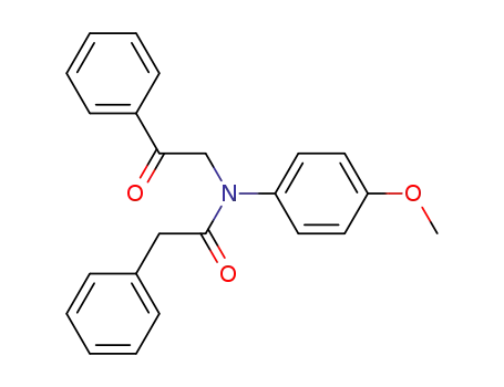 N<sub>1</sub>-(4-methoxyphenyl)-N<sub>1</sub>-(2-oxo-2-phenylethyl)-2-phenylacetamide