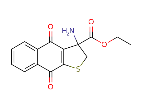 Naphtho[2,3-b]thiophene-3-carboxylic acid,
3-amino-2,3,4,9-tetrahydro-4,9-dioxo-, ethyl ester