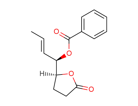 2(3H)-Furanone, 5-[(1R,2E)-1-(benzoyloxy)-2-butenyl]dihydro-, (5S)-