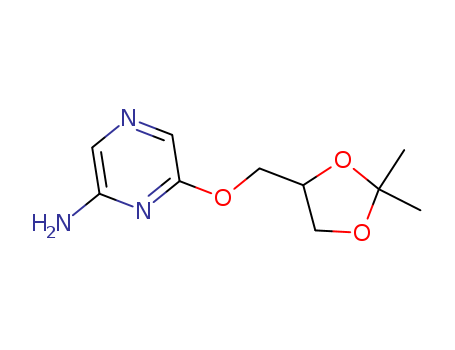 6-((2,2-diMethyl-1,3-dioxolan-4-yl)Methoxy)pyrazin-2-aMine