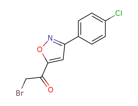 2-bromo-1-[3-(4-chlorophenyl)-5-isoxazolyl]-1-ethanone  CAS NO.258506-49-9