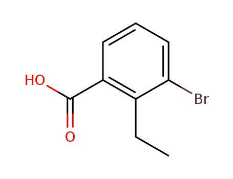 Molecular Structure of 99548-72-8 (3-Bromo-2-ethyl-benzoic acid)