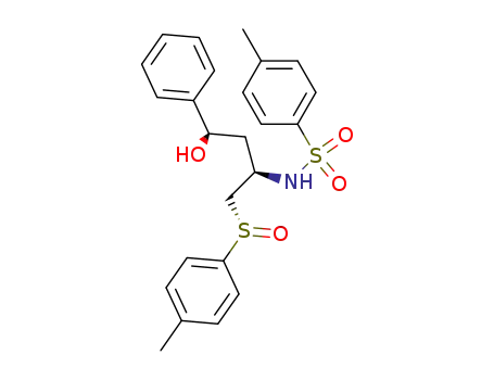 N-[3-hydroxy-1-(S<sub>S</sub>)(4-methylphenylsulfinylmethyl)-3-phenyl-(1R,3R)-propyl]-4-methyl-1-benzenesulfonamide