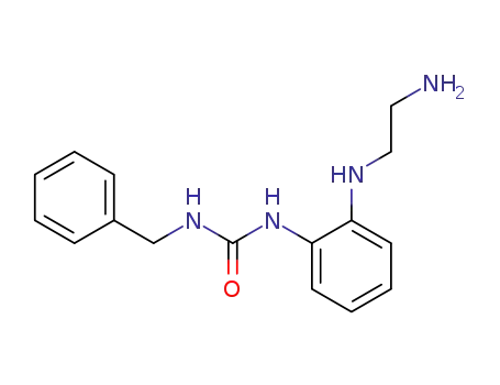 Molecular Structure of 847413-19-8 (Urea, N-[2-[(2-aminoethyl)amino]phenyl]-N'-(phenylmethyl)-)