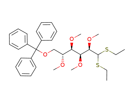 2,3,4,5-tetra-O-methyl-6-O-triphenylmethyl-D-glucose diethyl dithioacetal