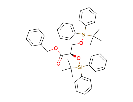 benzyl {(R)-2,3-di-[(t-butyldiphenylsilyl)oxy]}propionate
