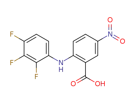Benzoic acid, 5-nitro-2-[(2,3,4-trifluorophenyl)amino]-