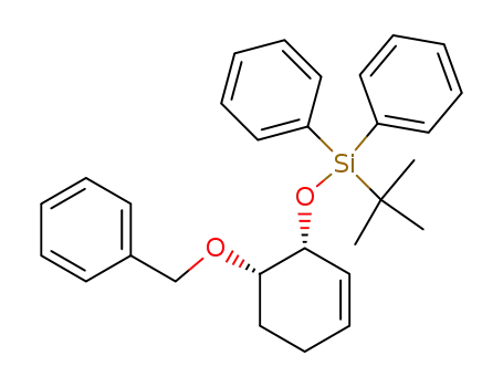 Silane,
(1,1-dimethylethyl)diphenyl[[(1R,6S)-6-(phenylmethoxy)-2-cyclohexen-1-
yl]oxy]-