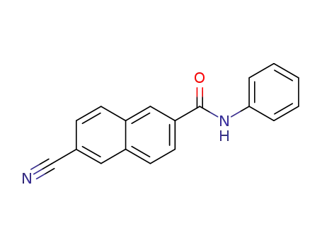 2-Naphthalenecarboxamide, 6-cyano-N-phenyl-