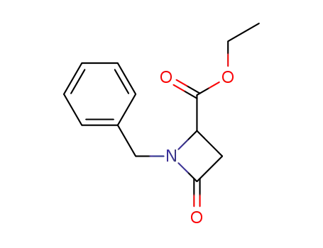 2-Azetidinecarboxylic acid, 4-oxo-1-(phenylmethyl)-, ethyl ester